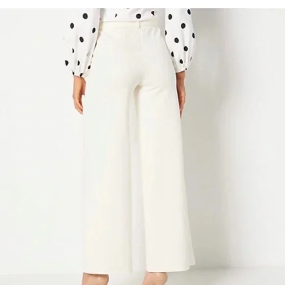 GIRL WITH CURVES Regular Wide Leg Ponte Pants A458128 - Picture 2 of 5